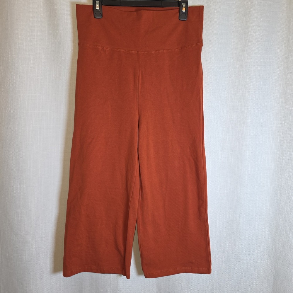 ZENANA Outfitters Wide Leg Leggings Crop Size Large